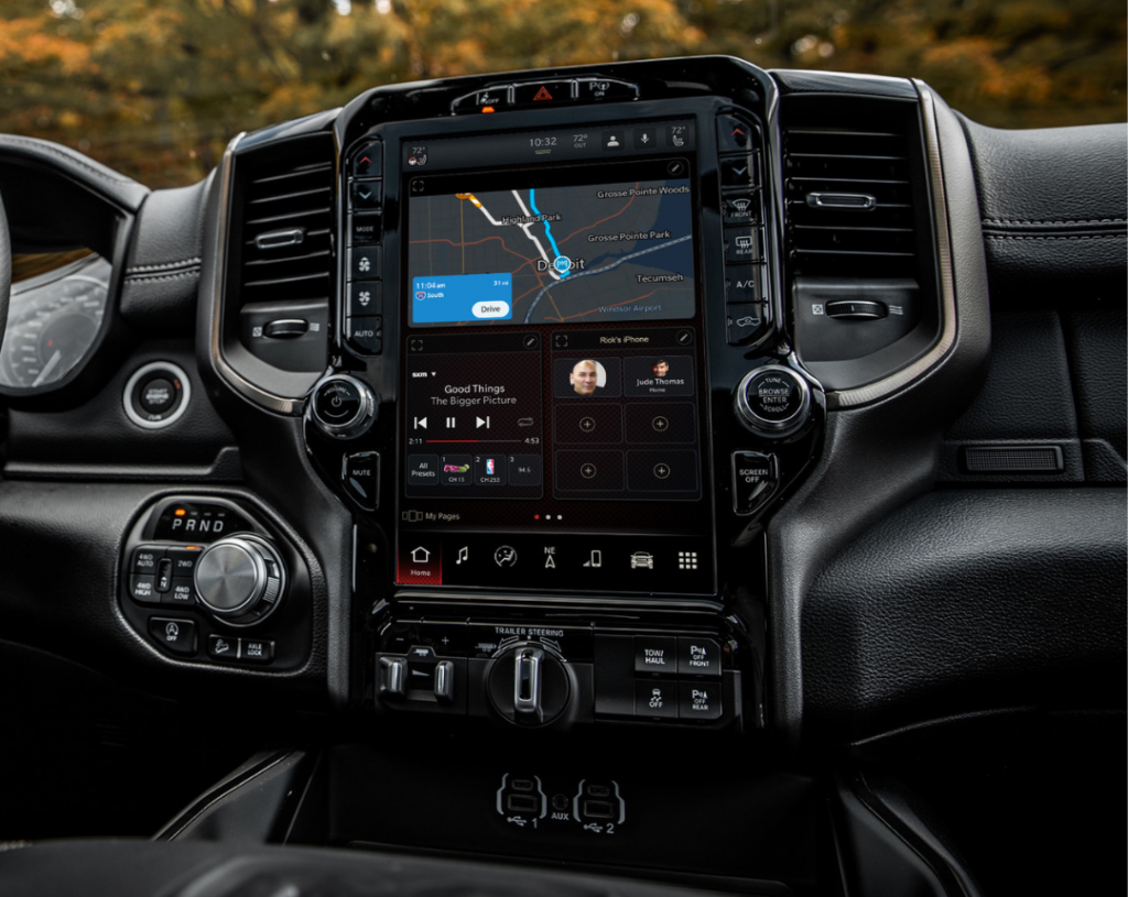 Ram Truck UAX UConnect 4C NAV with 12-Inch Touchscreen
