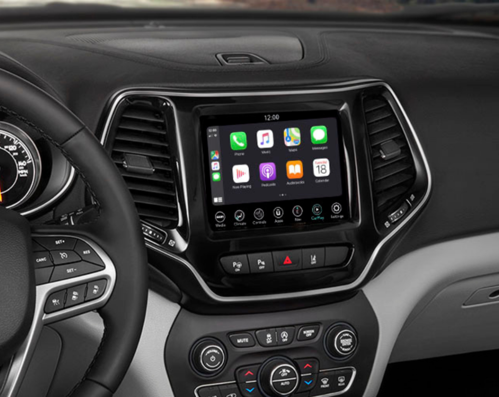 2014-2021 Jeep Cherokee GPS Navigation 8.4 4C NAV UAQ Radio with Apple CarPlay & Android Auto