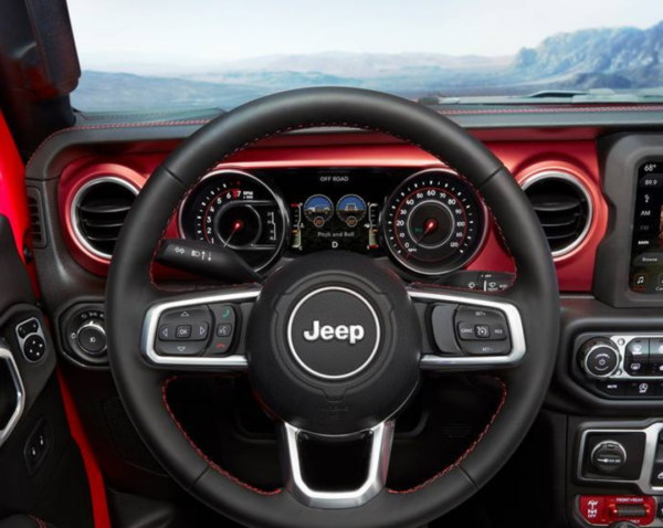 Carplaynav.com 2018 2023 Jeep Wrangler JL Speedometer EVIC Instrument Panel Cluster