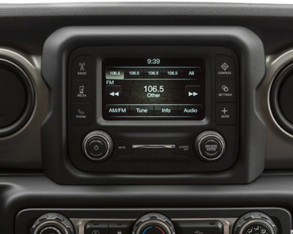 2018-2023 Jeep Wrangler JL SiriusXM UAA Radio Uconnect 3 with 5-Inch Display