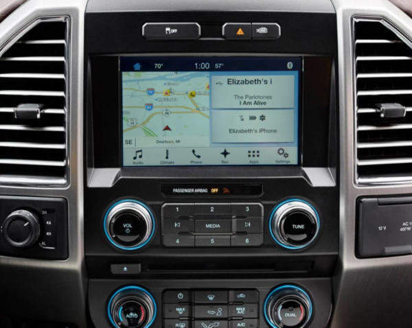 2015 Ford F-150 Sync 3 with Apple CarPlay and Android Auto