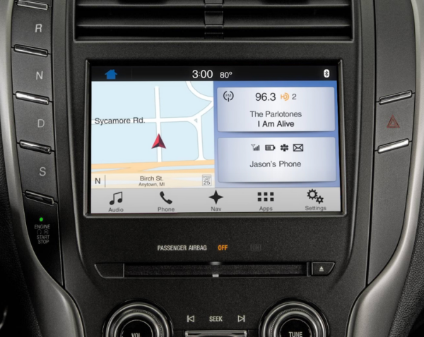 2015 Lincoln MKC Sync 2 to Sync 3 with Apple CarPlay and Android Auto